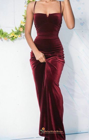 burgundy velvet long dress Undress Code Burgundy Code Open-back Velvet Maxi