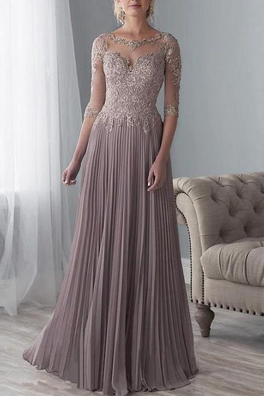 grey mother of the groom dress