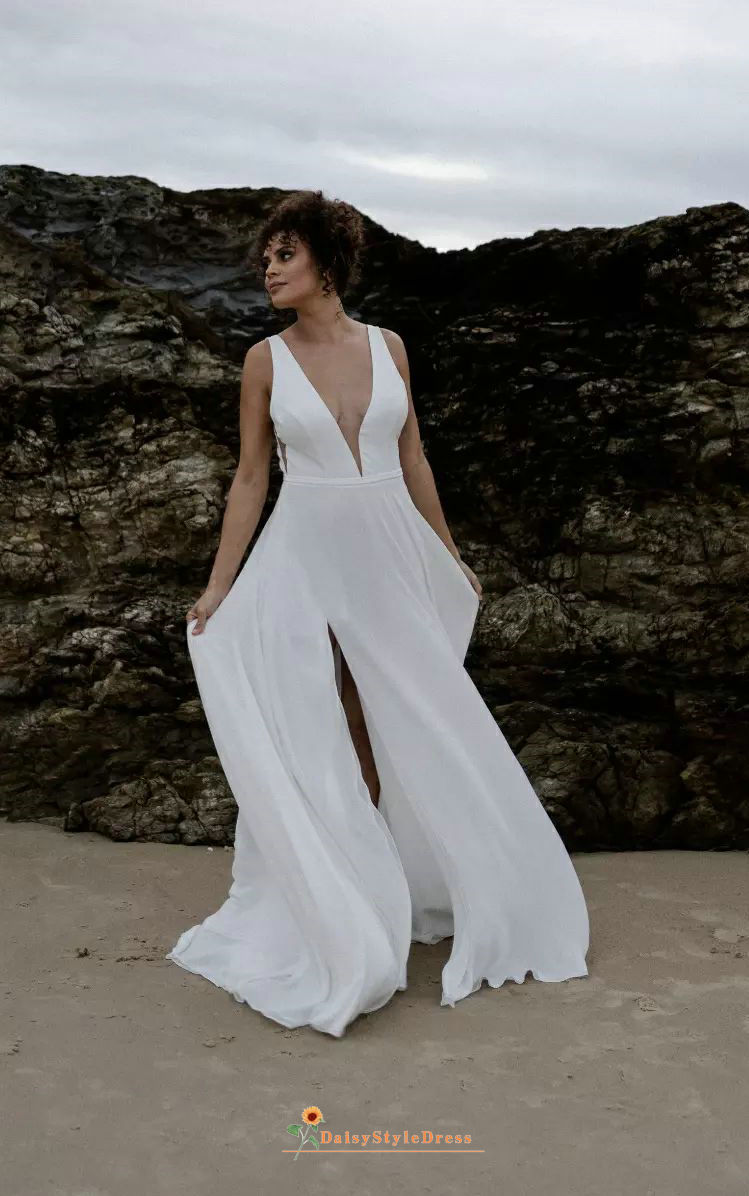 minimalist wedding dress