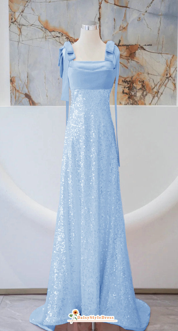 light blue prom dress